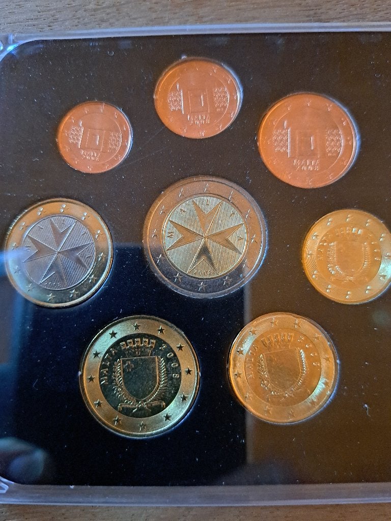 Euromunten Malta, Postzegels en Munten, Ophalen, Malta, Overige waardes, Setje