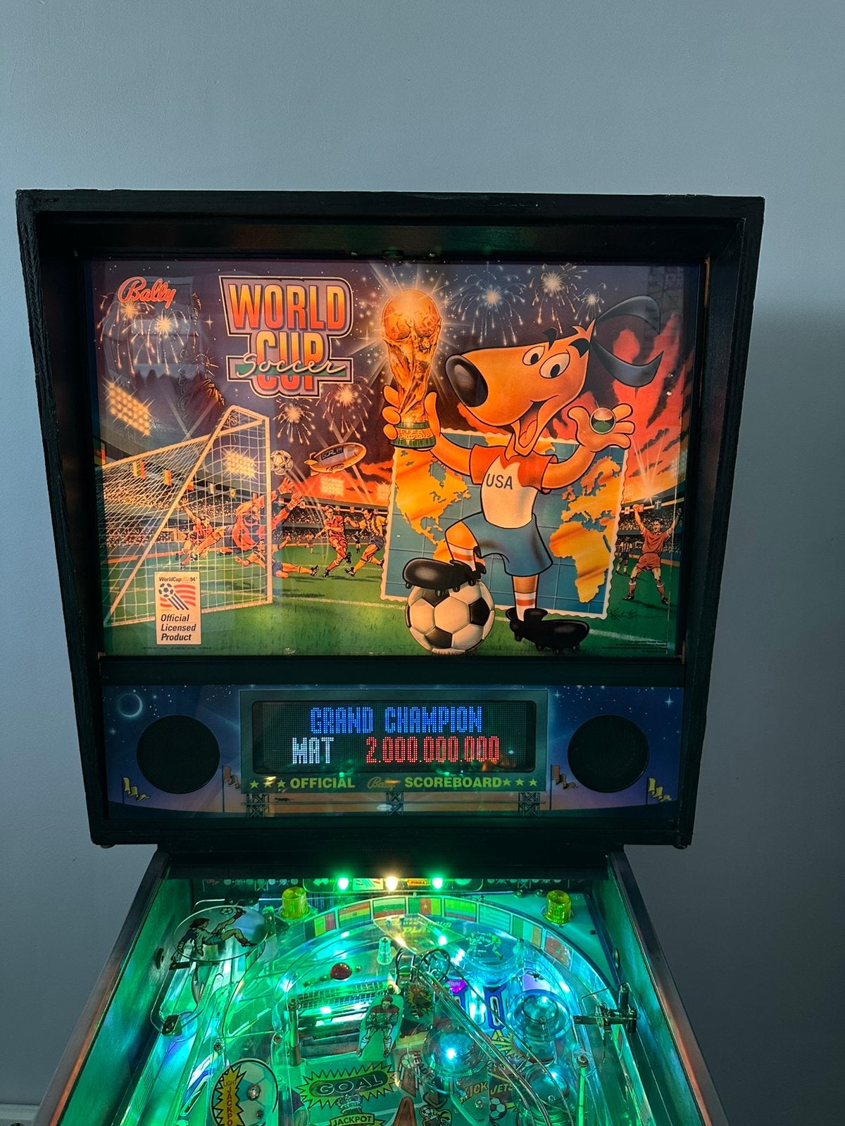 Bally World Cup Soccer, Enlèvement, Utilisé, Flipper (jeu), Bally