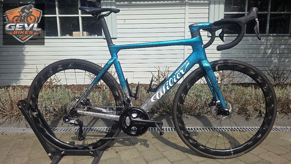 Roues Wilier Filante SLR Ultegra DI2 12 pièces + carbone, 53 à 57 cm, Enlèvement, Comme neuf, Carbone