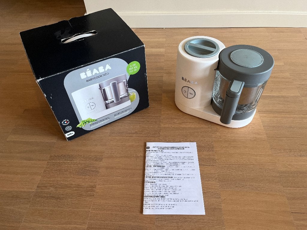Béaba Babycook Néo Babyvoedingmaker - Gray & White, Kinderen en Baby's, Babyvoeding en Toebehoren, Overige merken, Gebruikt, Ophalen of Verzenden