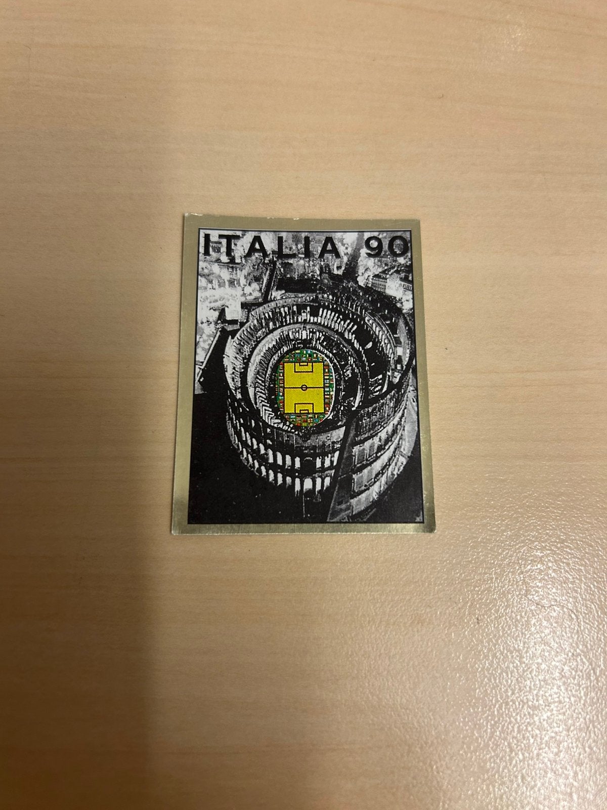 Panini WK 90 intro, Ophalen of Verzenden, Zo goed als nieuw, Sticker