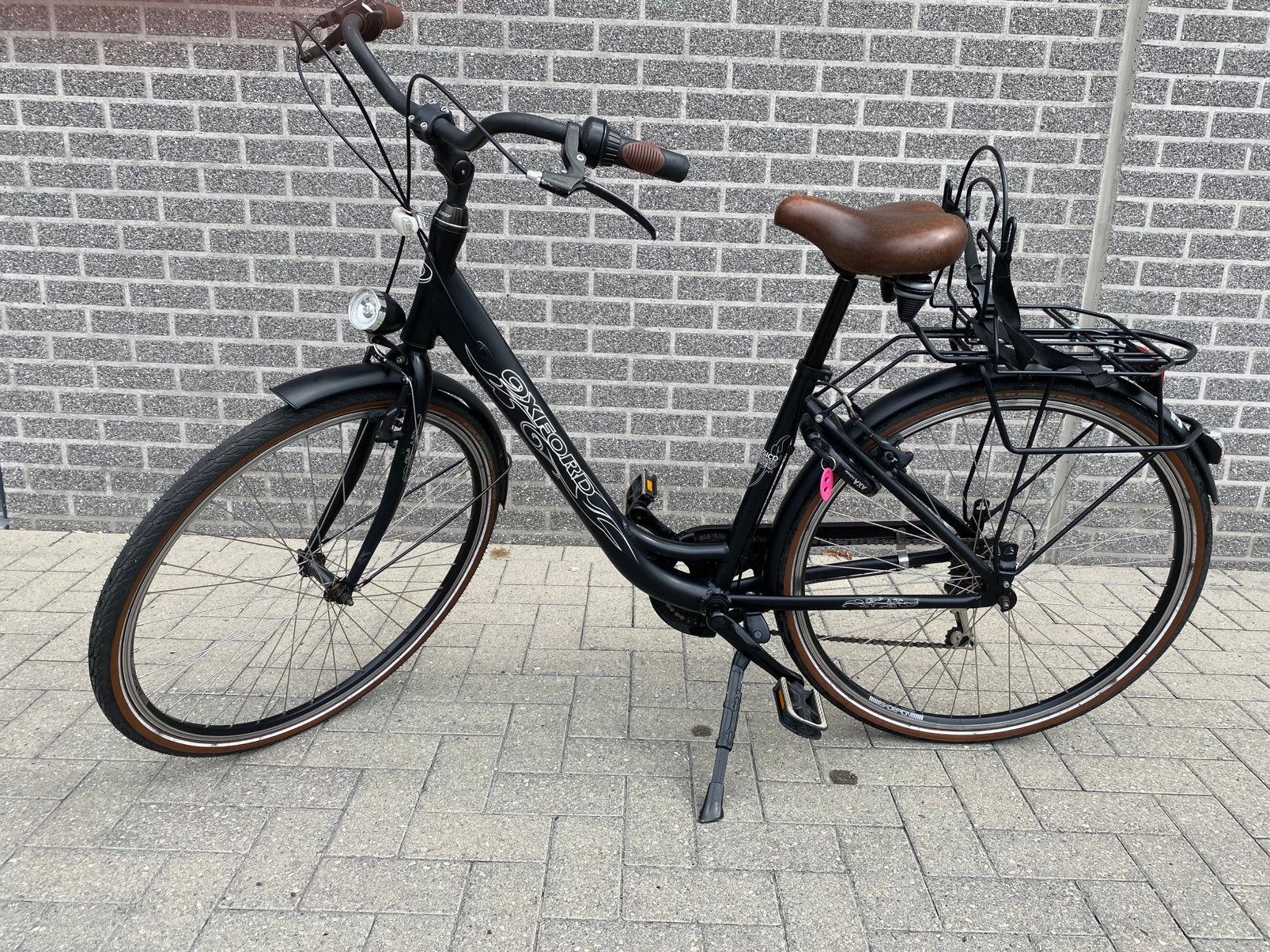 Damesfiets, Fietsen en Brommers, Gebruikt, Velgrem, 47 tot 50 cm, Ophalen
