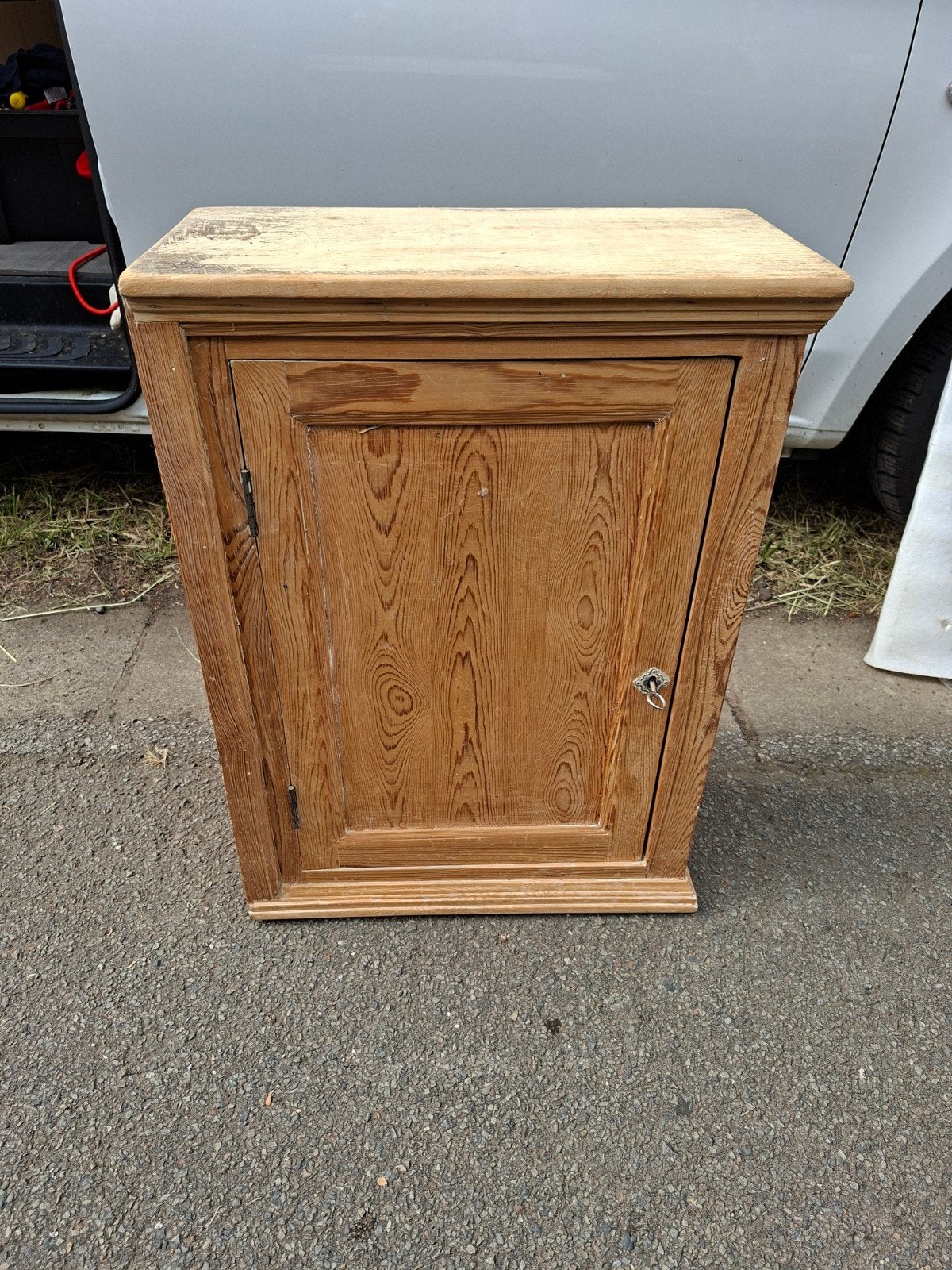 meuble petite taille rangement décapé