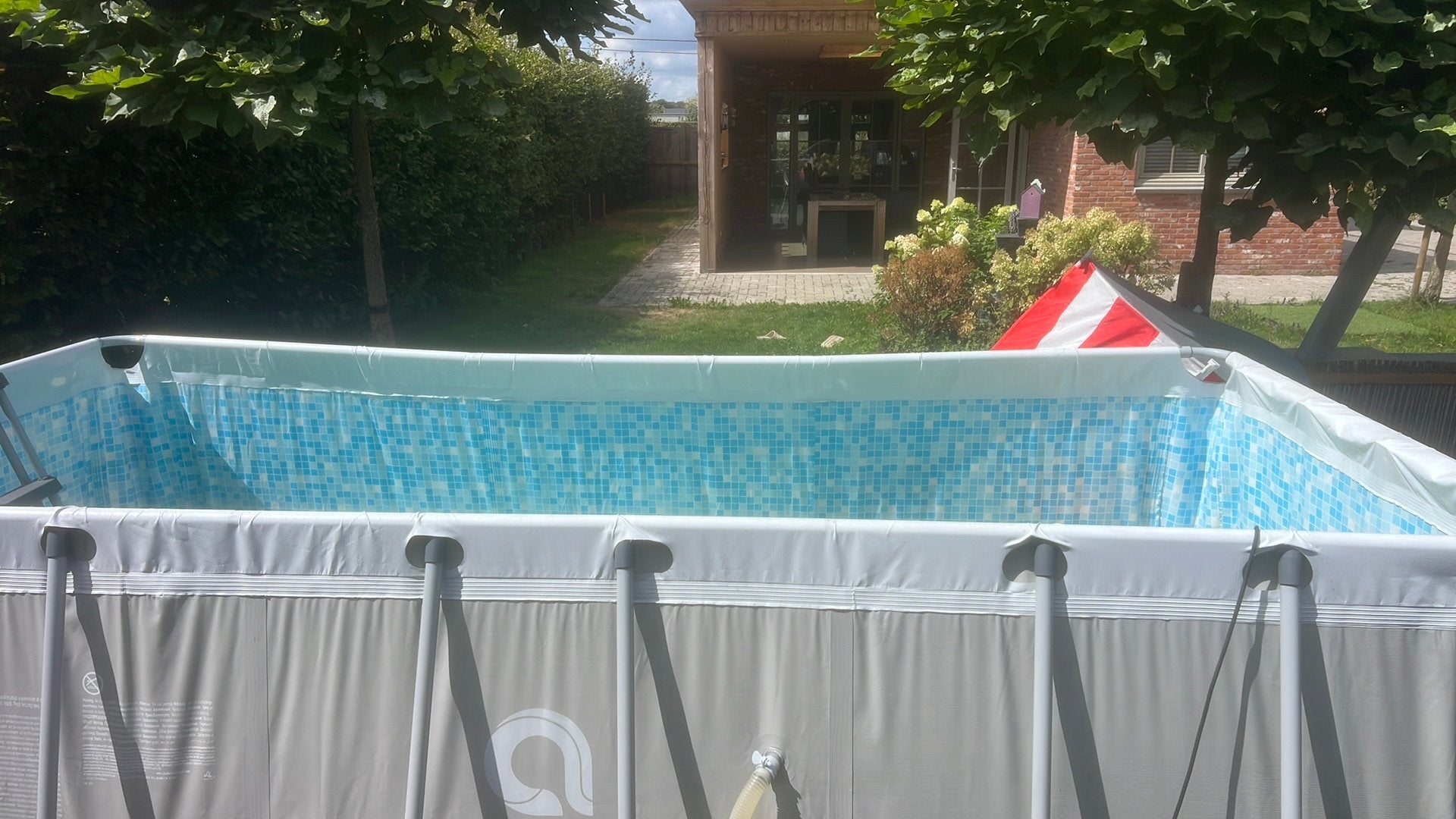500cm lang 170 breed 95cm diep, Tuin en Terras, Ophalen, Zo goed als nieuw