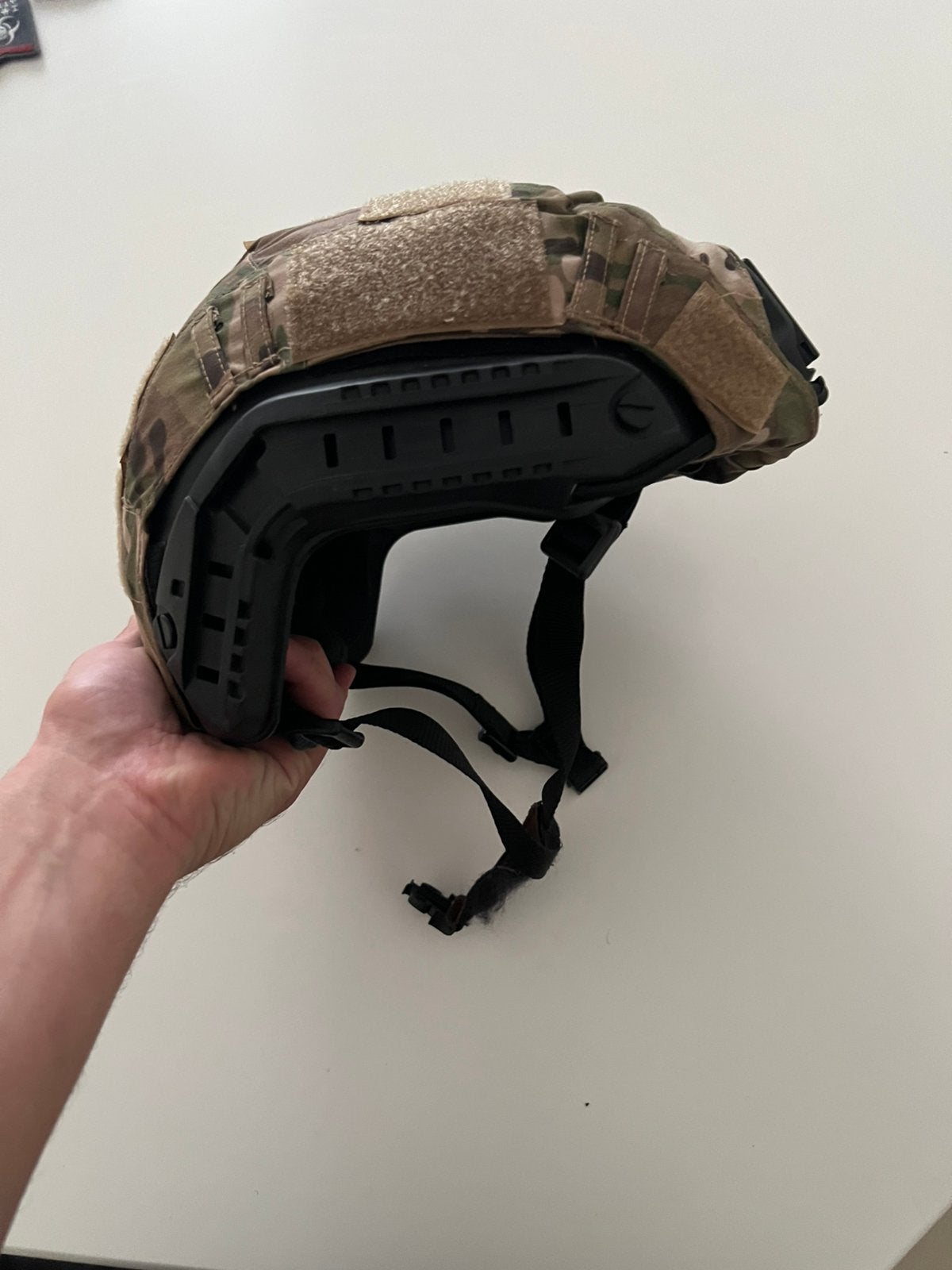 Tactical helm, Ophalen, Zo goed als nieuw