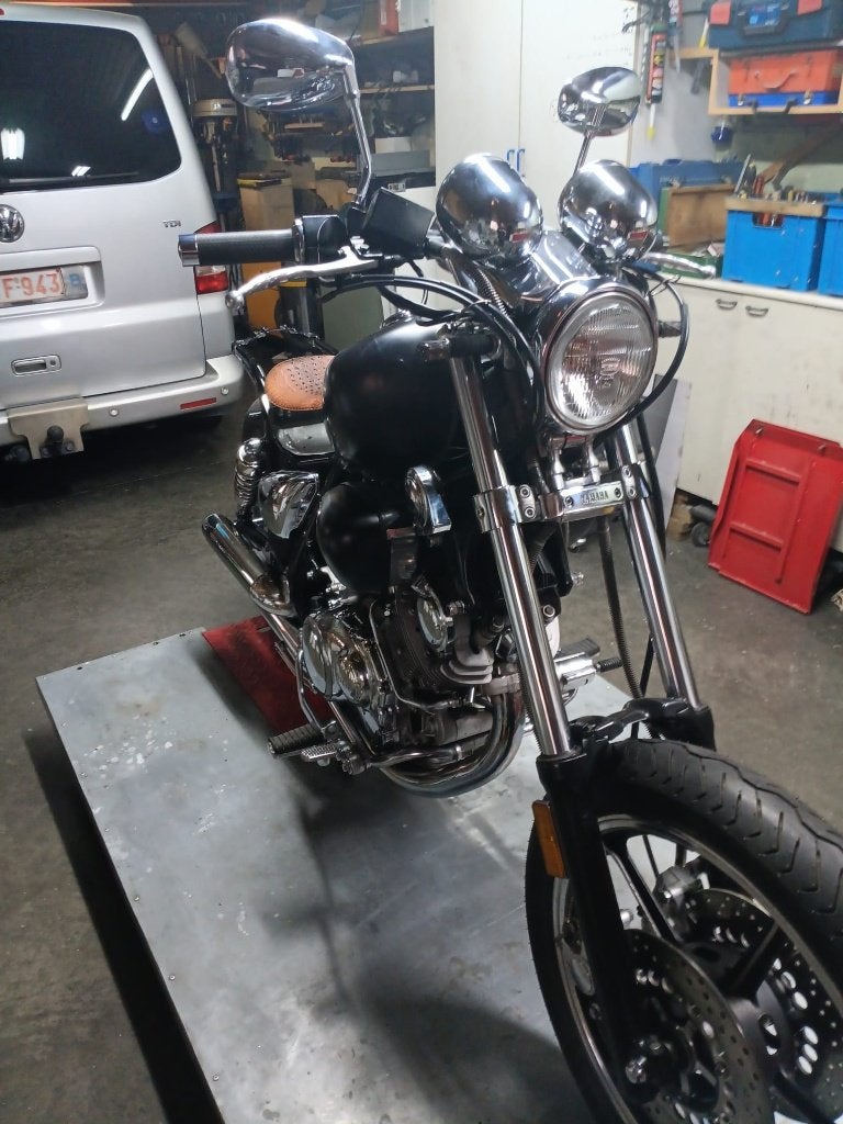 Yamaha Virago motor, Motoren, Motoren | Yamaha, 750 cc, Cardan-aandrijving, 2 cilinders, Chopper