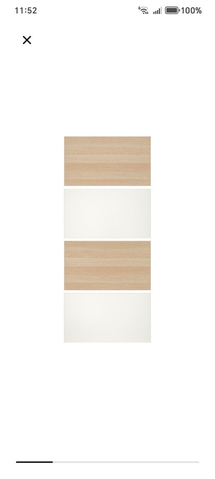 Skytta panelen ikea, Ophalen, Wit