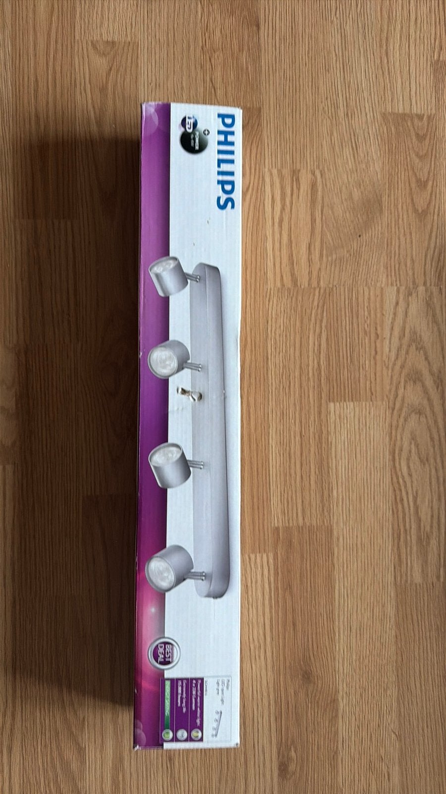 Superbe spot lumineux Philips Led 4 x 4w dans son emballage, Enlèvement, Comme neuf, Philips, LED