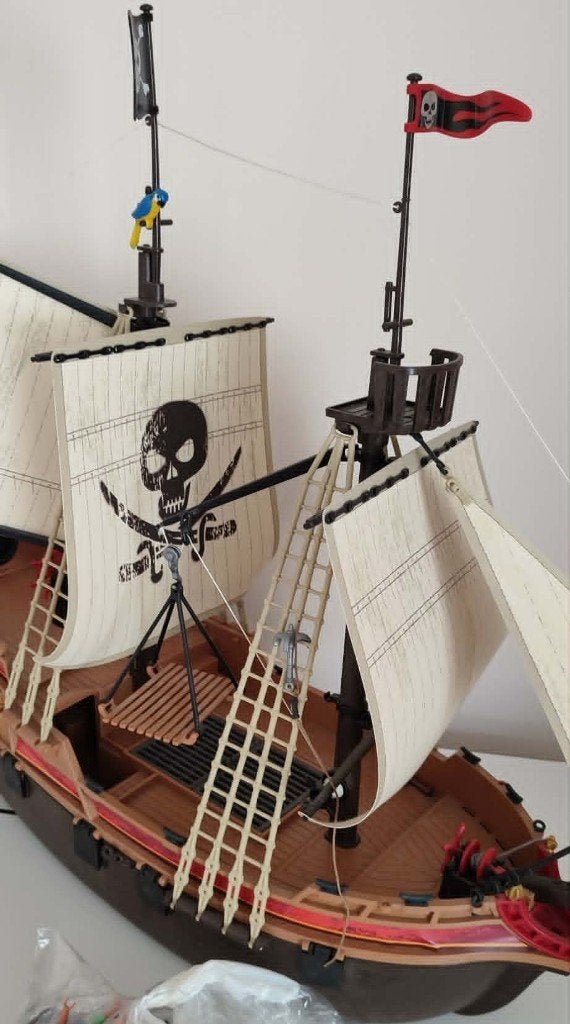 Playmobil piratenschip 5135, Enlèvement, Utilisé, Bateau