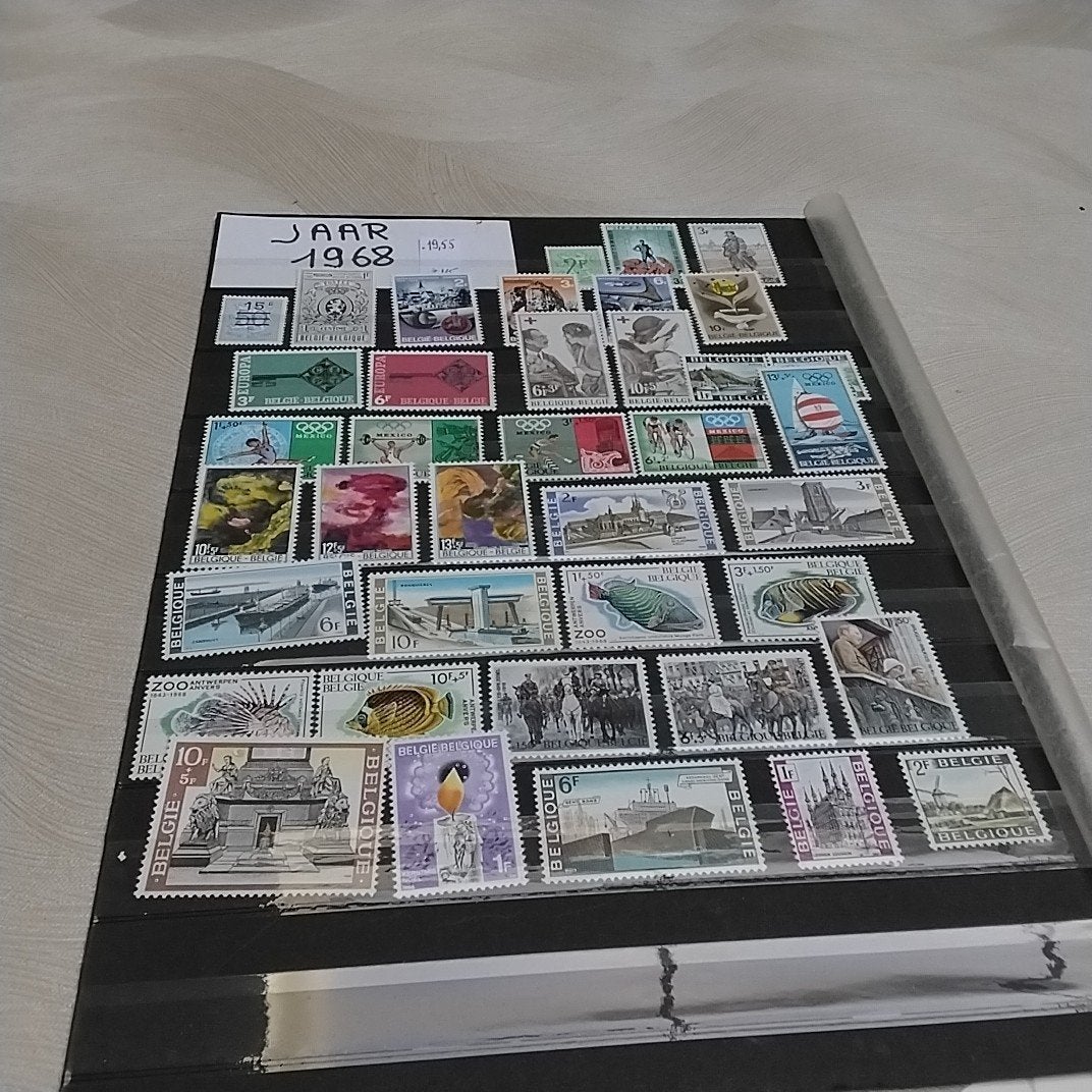BELGIE volledig jaar 1968 postfris met cote 19,55 €, Ophalen of Verzenden, Postfris