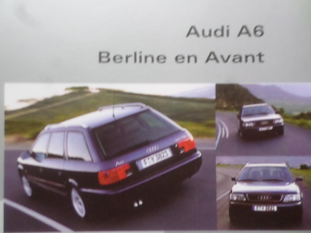 Audi A6 - 2 brochures dans un dossier, Livres, Enlèvement ou Envoi, Audi