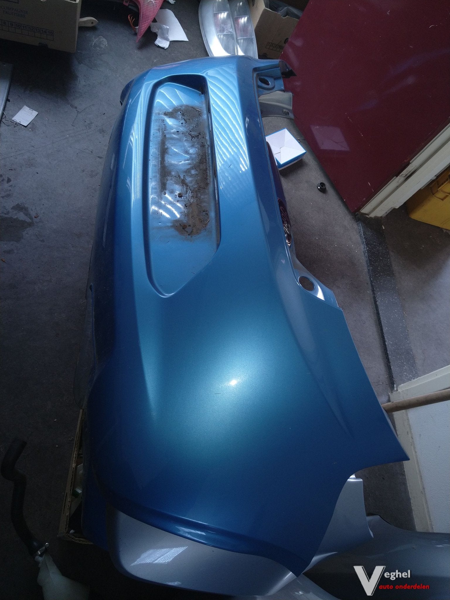 Ford ka bumper achter blauw 2009, Arrière, -, Enlèvement, -