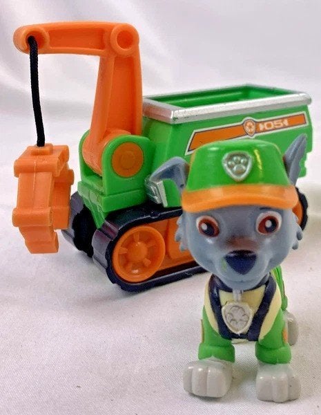 Véhicule à chenilles Paw Patrol Ultimate Rescue Rocky avec f, Envoi, Comme neuf