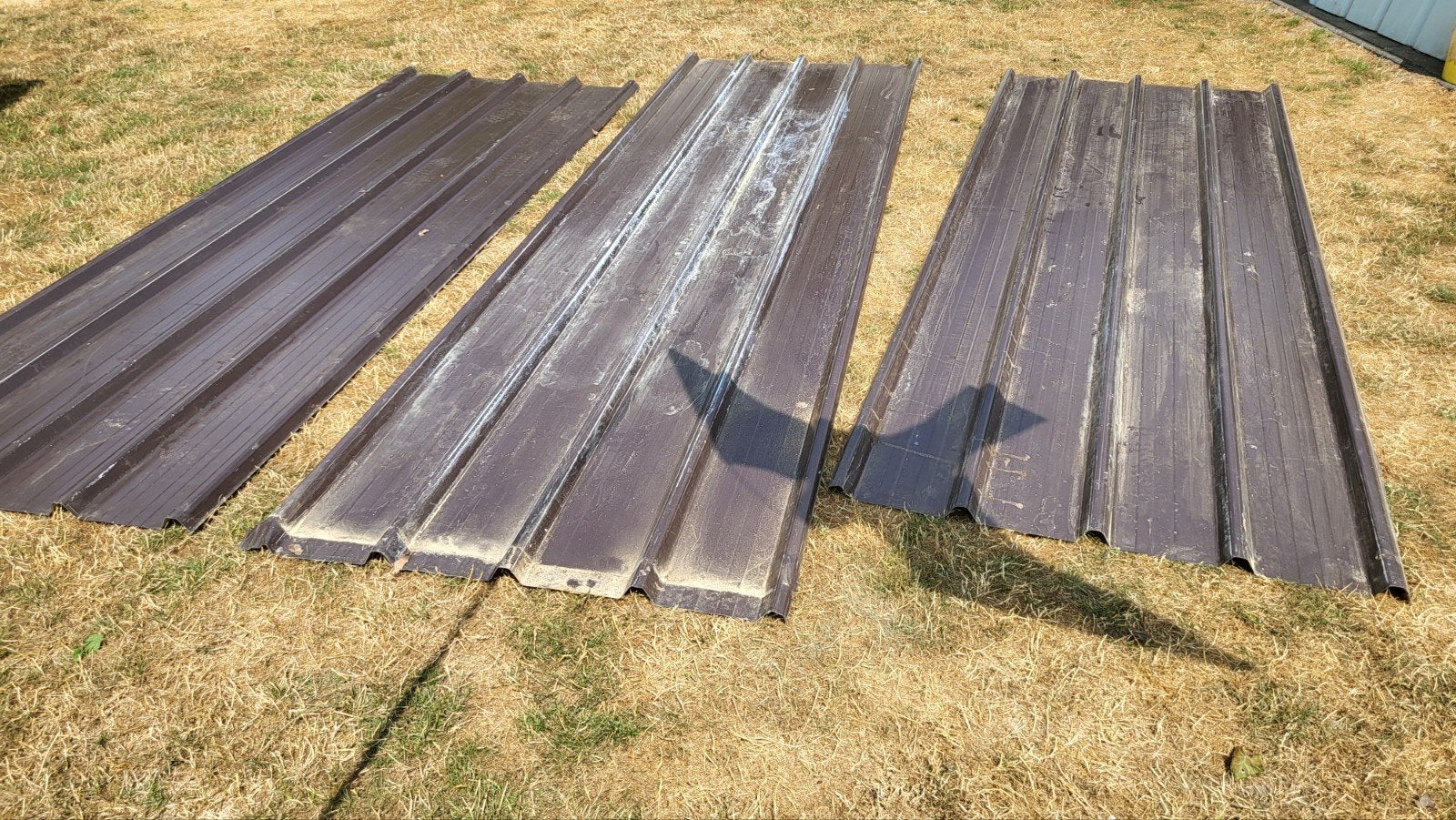 3  metalen platen, Ophalen, Gebruikt, Overige materialen, Minder dan 20 mm