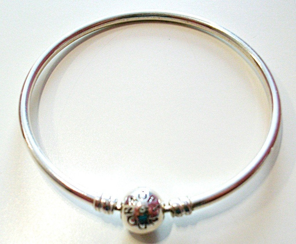 Te koop: Mooie sterlingzilveren armband van Pandora met logo, Ophalen, Zilver, Zilver