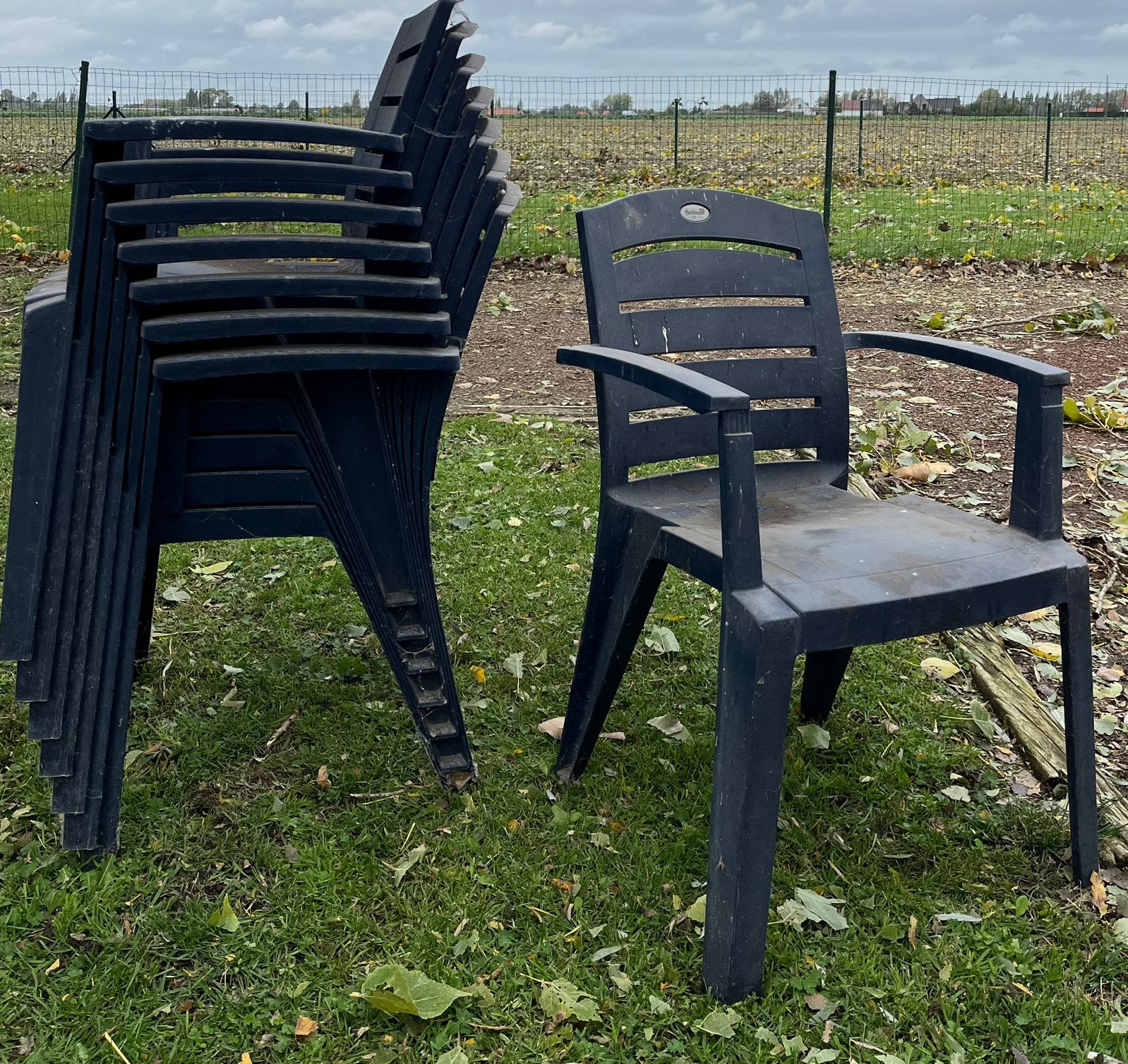 Chaises de jardin (8x) marque Hartman, Enlèvement, Utilisé, Plastique