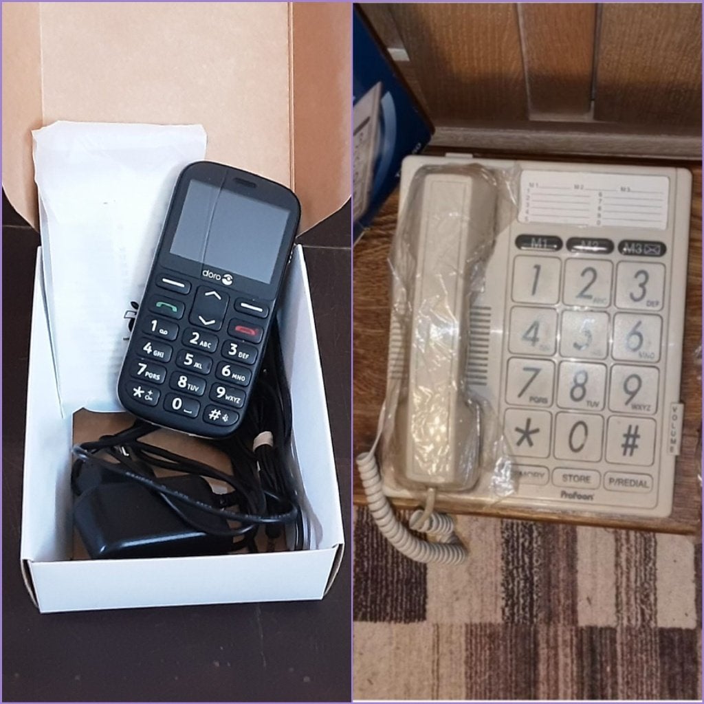 SET 2 senioren telefoons, Vast en mobiel, Nieuwe staat, Telecommunicatie, Ophalen of Verzenden, Nieuw