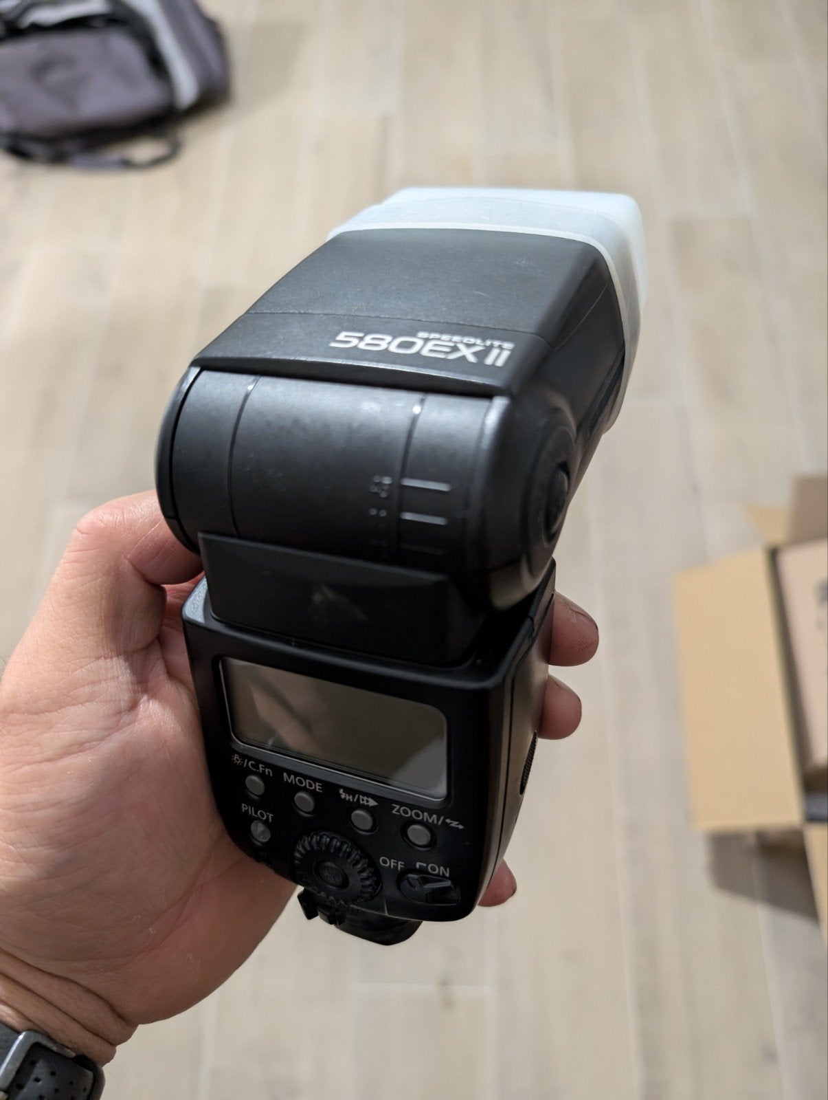 Canon speedlites 580 versie 1 EN 2, TV, Hi-fi & Vidéo, Canon, Enlèvement ou Envoi, Canon, Flash externe