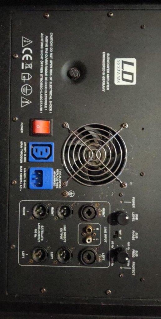 Gemodificeerde 15 inch LD actieve subwoofer, Ophalen, Gebruikt, 120 watt of meer, Subwoofer