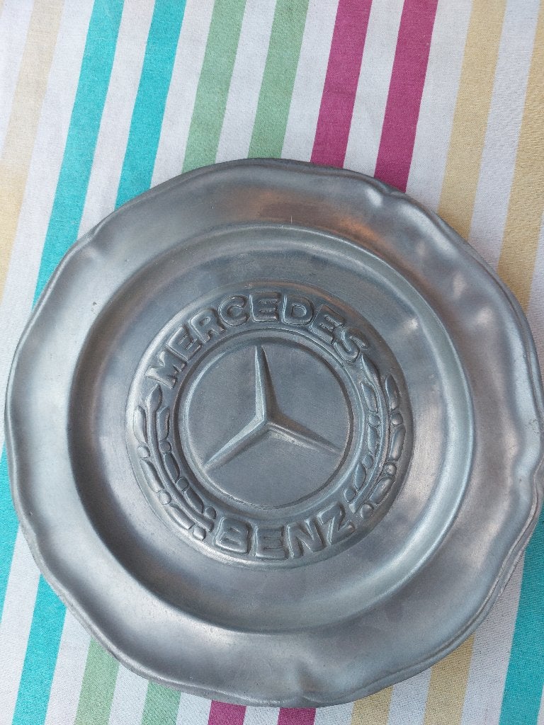 tinnen schotel mercedes-benz, Antiek en Kunst, Ophalen of Verzenden
