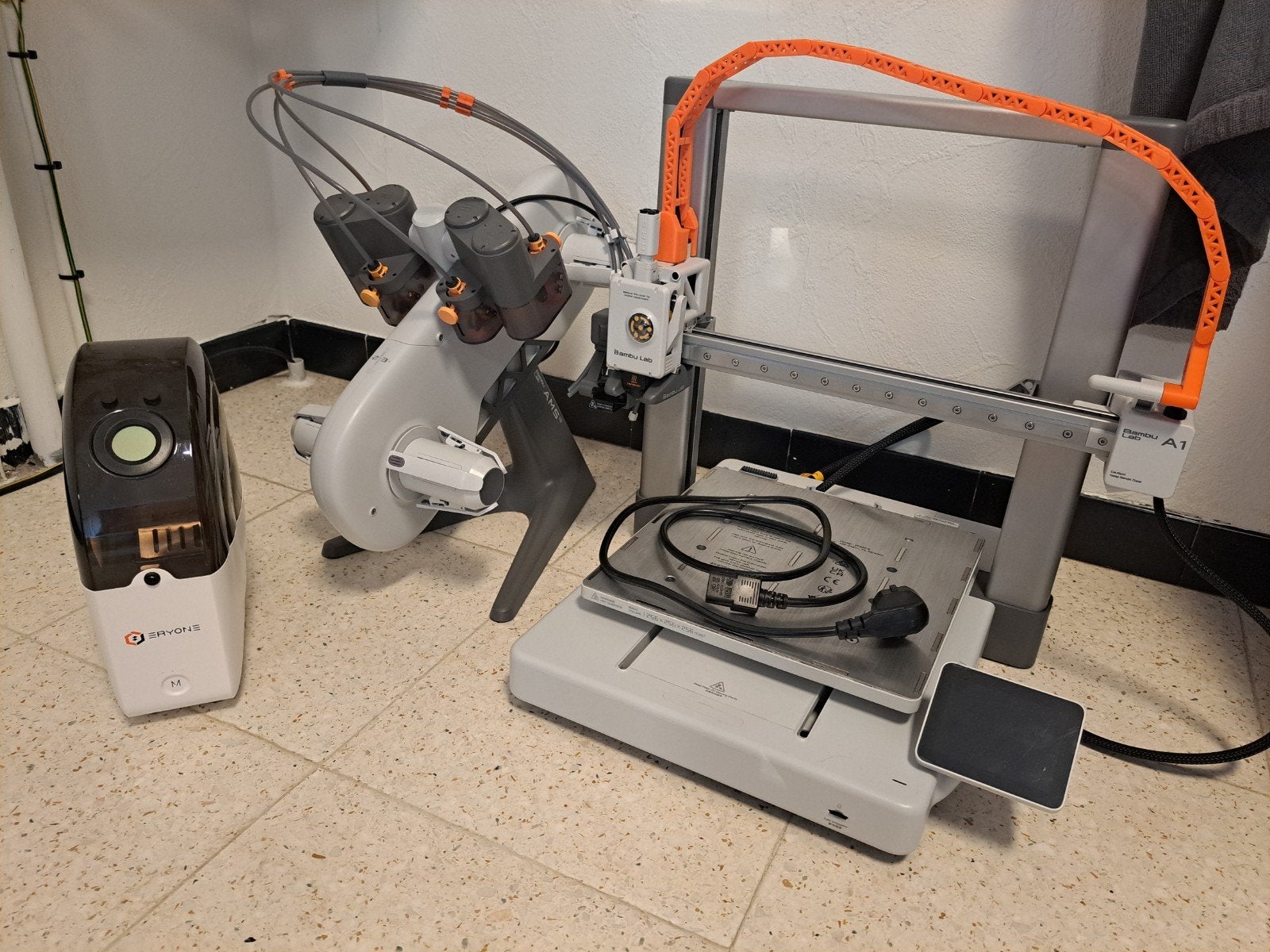 Bambu lab a1 + ams + filementdroger, Computers en Software, Ophalen, Zo goed als nieuw