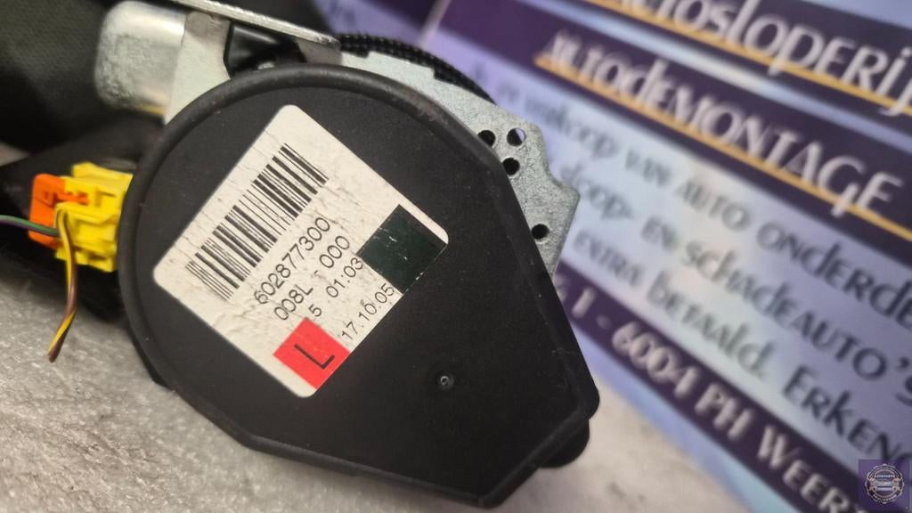 Mercedes-Benz B (W245) gordel links voor 602877300, Auto-onderdelen, Gebruikt, Mercedes-Benz AG, Mercedes-Benz, Mercedesstrasse 120
70372  Stuttgart, DE