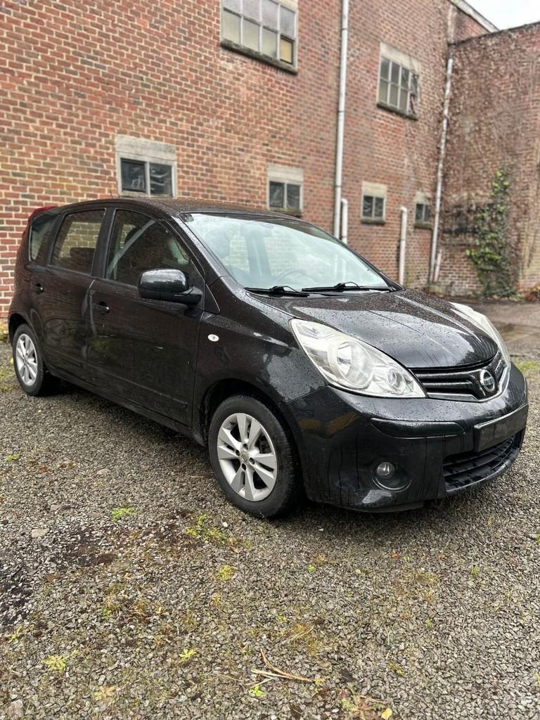 Nissan Note (bj 2010), Auto's, Nissan, Bedrijf, Te koop, Note, Metaalkleur, Benzine, Euro 5, Stadsauto, Handgeschakeld, Zwart