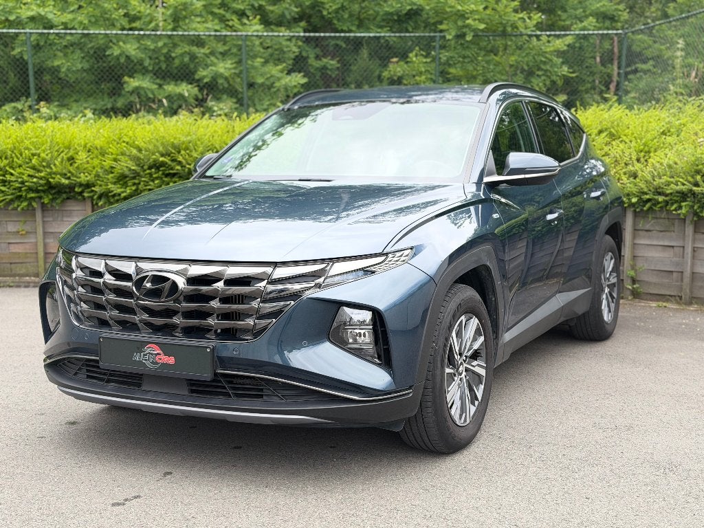 Hyundai Tucson 48V Hybrid 2021 100.000km als nieuwe garantie, Auto's, Testrit aan huis, 4 cilinders, 110 g/km, Blauw