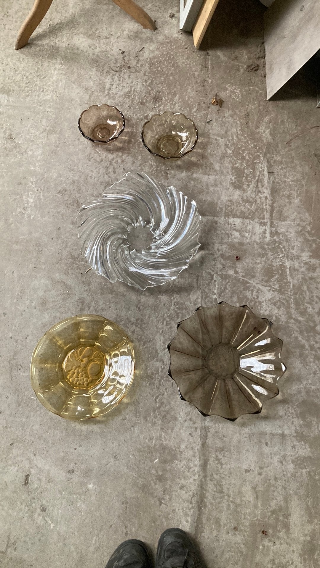 Glazen schalen, Huis en Inrichting, Ophalen, Schaal, Rond, Nieuw