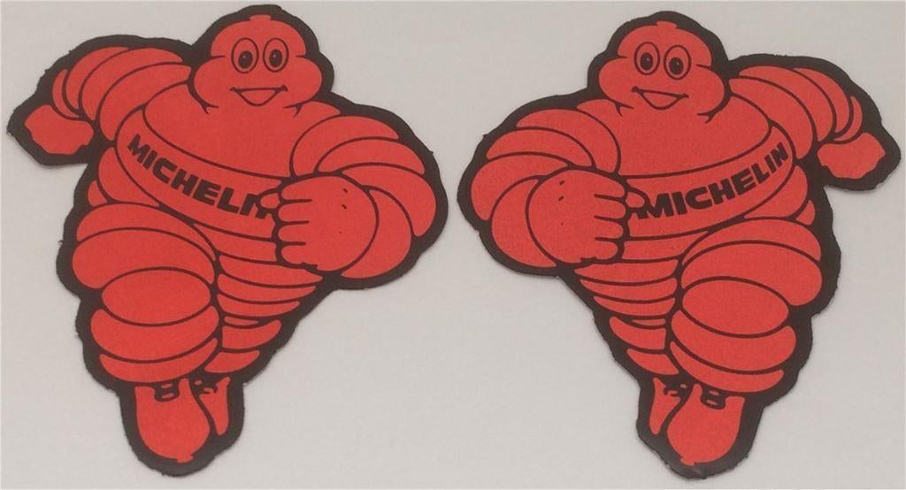 Michelin metallic sticker set #34, Motoren, Accessoires | Stickers, Verzenden