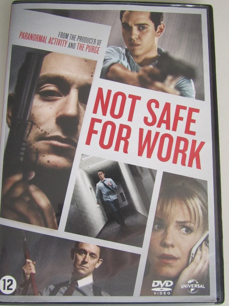 DVD NOT SAFE FOR WORK (Spannende thriller), Cd's en Dvd's, Dvd's | Thrillers en Misdaad, Turks, Psychologische thriller, Gebruikt