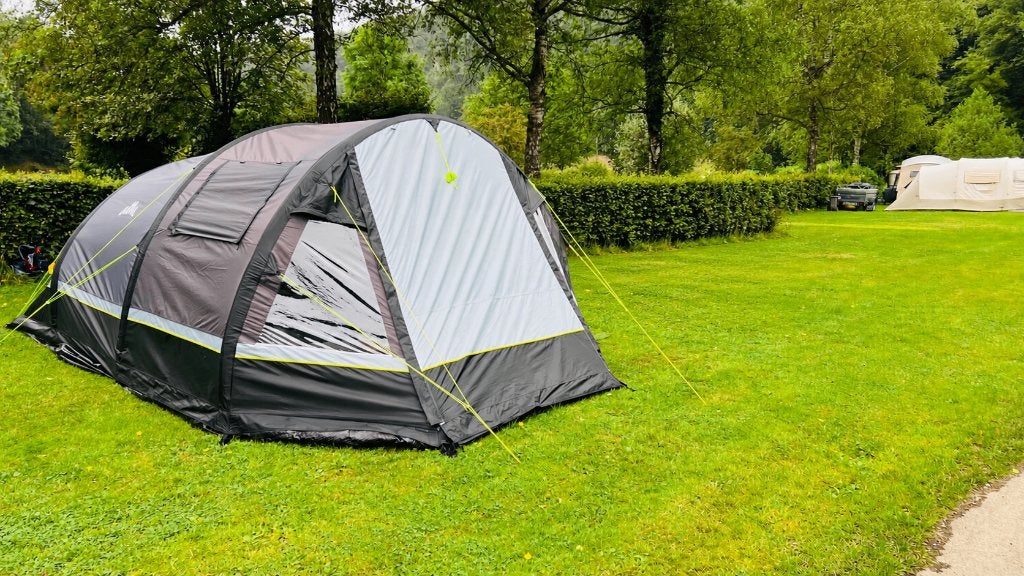 Obelink Summer 4 XL Easy Air CoolDark + extra's, Caravans en Kamperen, Ophalen, Zo goed als nieuw, Tot en met 4