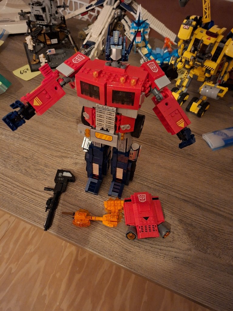 Lego Optimus Prime, Lego, Comme neuf, Autres types, Enlèvement ou Envoi