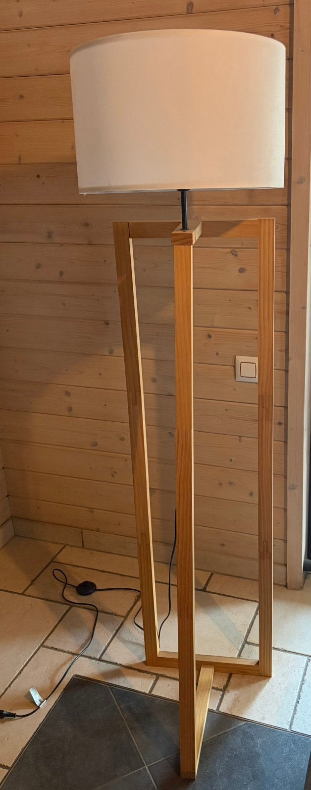Lampe de salon, Enlèvement, Comme neuf, Bois