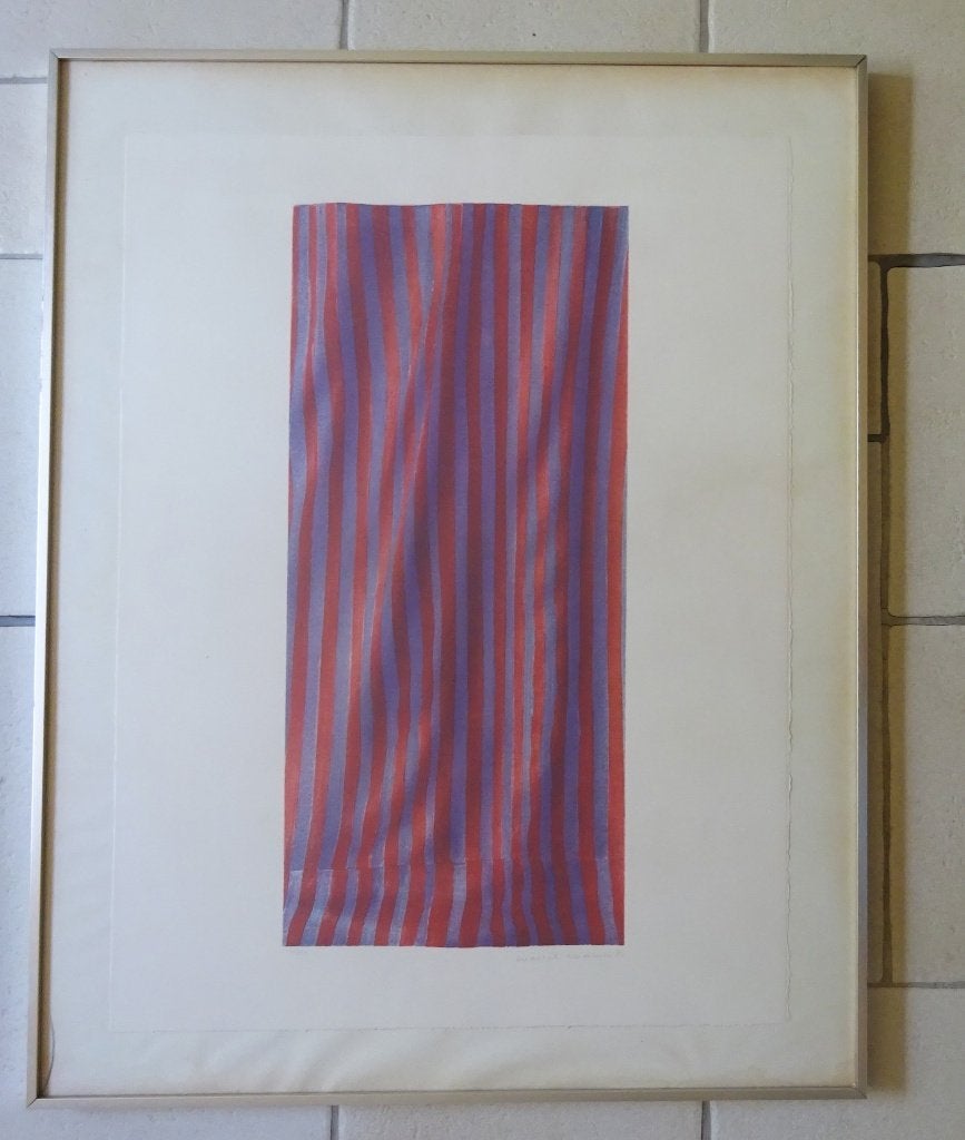 Marcel Maeyer, litho, 67/150, Tentzeil 1980, Antiquités & Art, Art | Lithographies & Sérigraphies, Autres sujets, Enlèvement, Lithographie