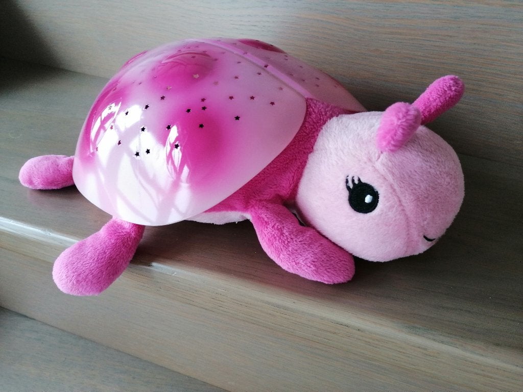 Ladybug Cloud B sterrenprojector knuffel nachtlampje, Enlèvement, Neuf, Rose, Avec lumière