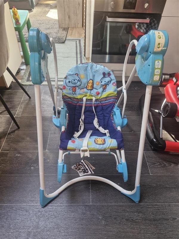 Perfecte staat baby schommel wipstoeltjes, Kinderen en Baby's, Ophalen, Fisher-Price, Schommelstoel, Met gordel(s) of riempje(s)