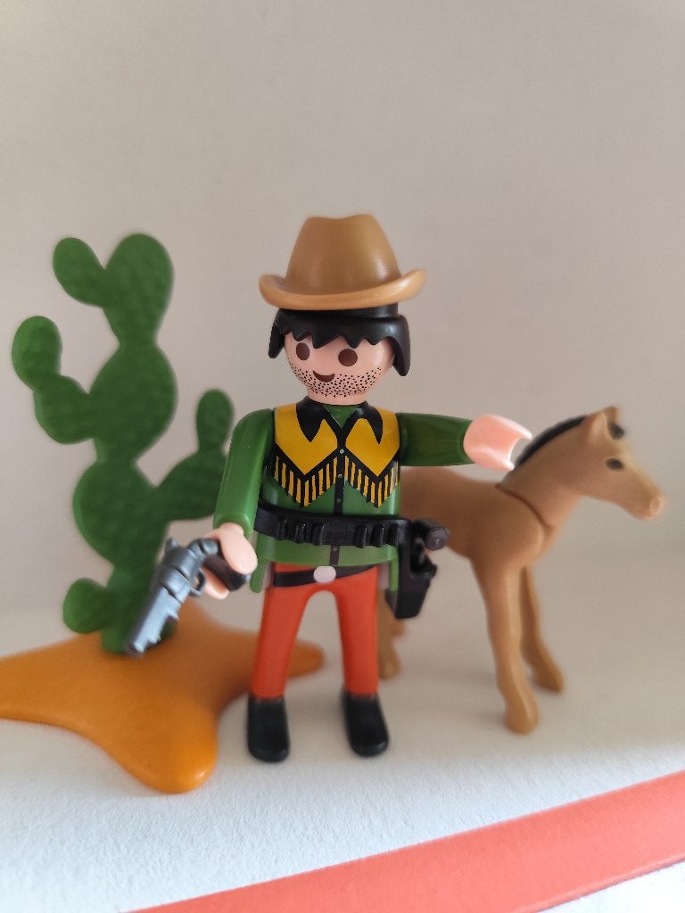 Playmobil 5373 cowboy met wild veulen, Enfants & Bébés, Jouets | Playmobil, Autres séries, Utilisé, Figurines, Kit complet