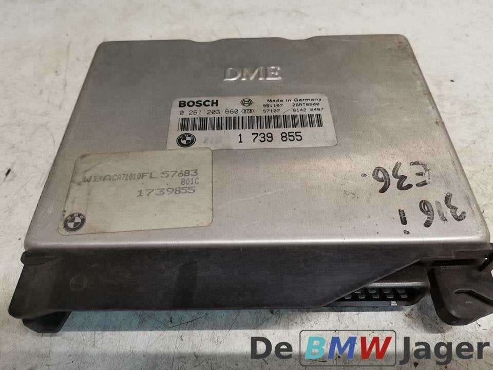 DME module Bosch BMW 3-serie E36 316i M43 1739855, Gebruikt, Ophalen of Verzenden, BMW, BMW