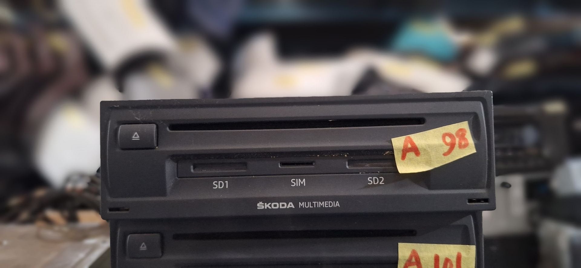 Originele Škoda MIB2 Infotainment / Multimedia Unit - Harman, Gebruikt, -, -, Ophalen of Verzenden