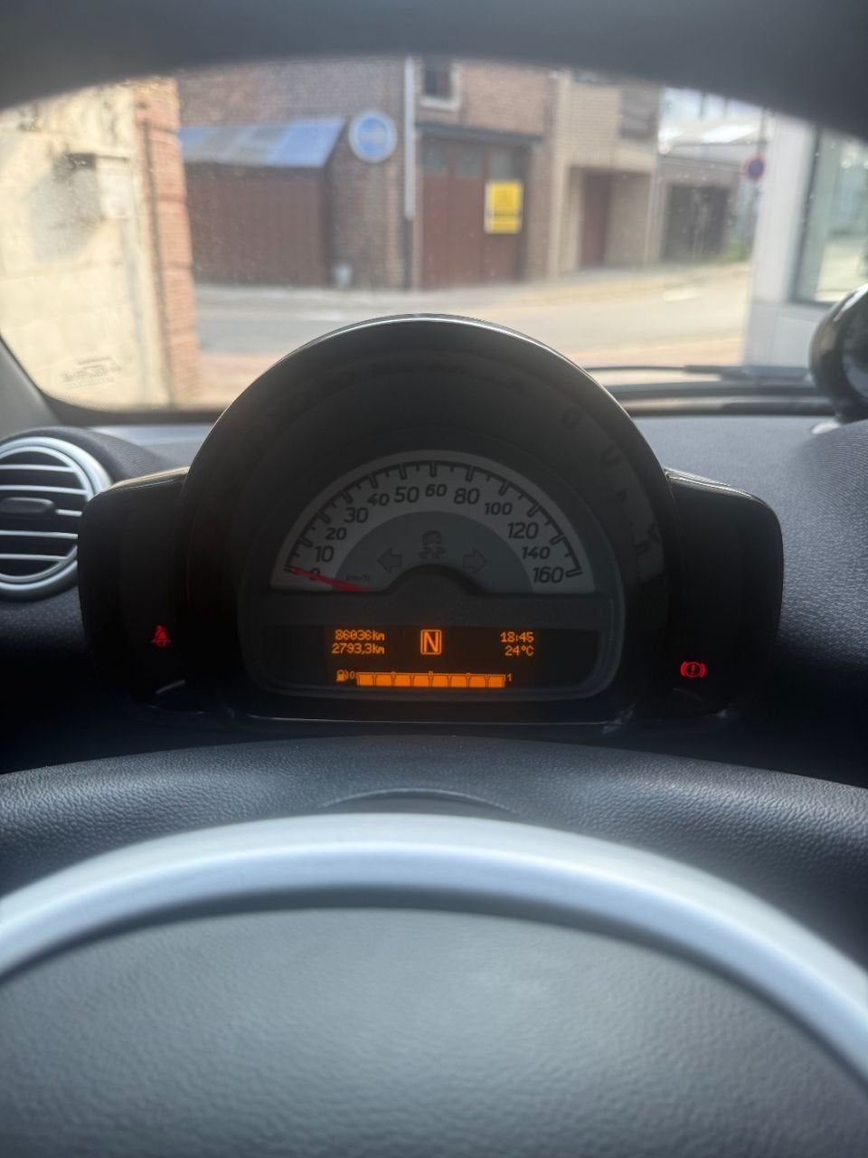 Smart Fortwo Mhd 1.0 52kw (bj 2012, automaat), Euro 5, Gebruikt, Bedrijf, Grijs