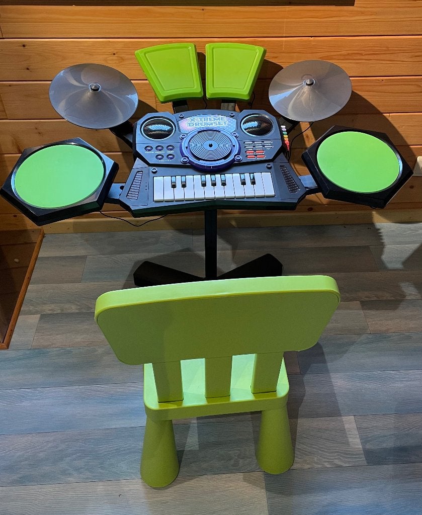 Batterie enfant, Enlèvement, Comme neuf, Découverte, Sonore