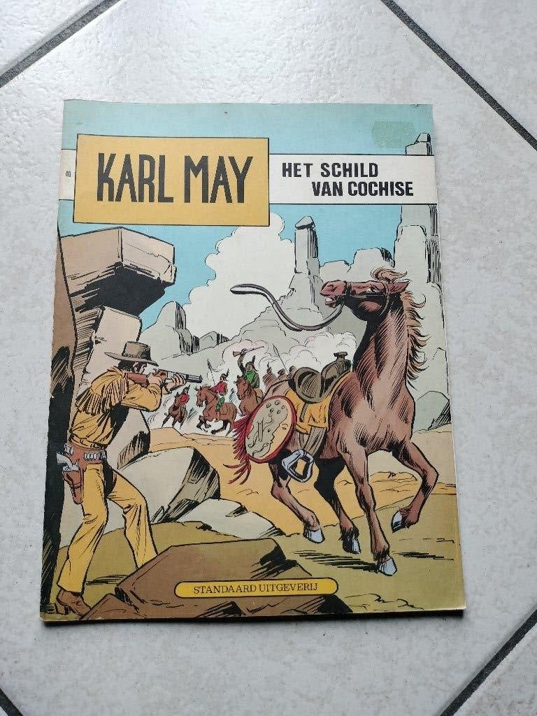 Strip Karl May 40 - Het schild van Cochise, Livres, BD, Envoi, Utilisé, Willy Vandersteen