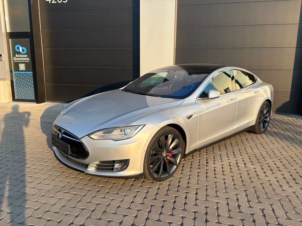 Tesla Model S P85D 700PK Free supercharge garantie, Auto's, Model S, Te koop, Elektrisch, Bedrijf