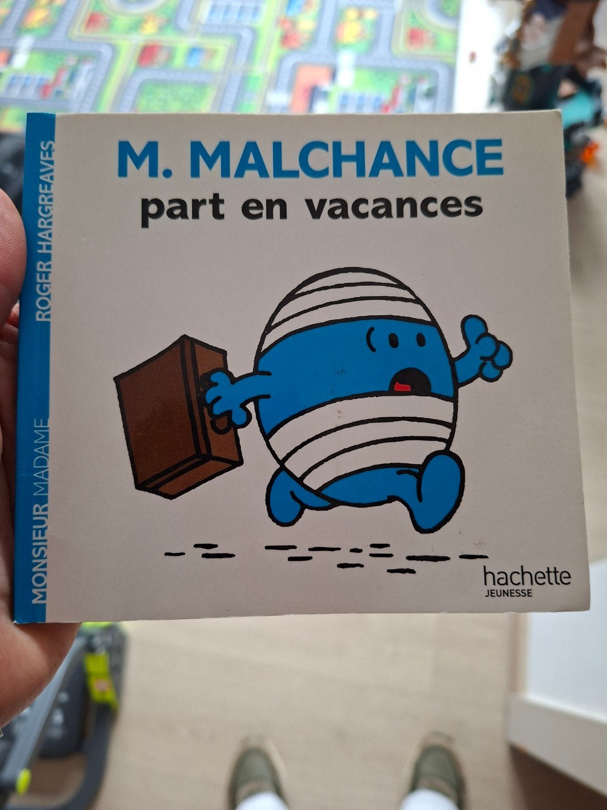 Livre M.Malchance, Ophalen