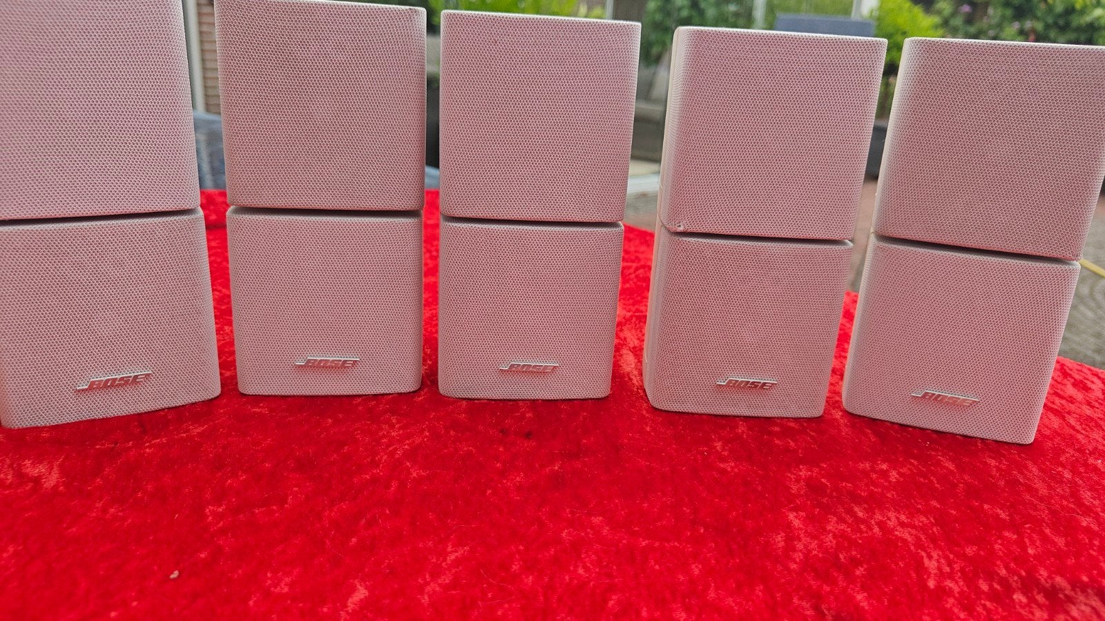 Haut-parleurs Bose Dual Cube, 5 haut-parleurs blancs et câbl, TV, Hi-fi & Vidéo, Enceintes, Enlèvement ou Envoi, Bose