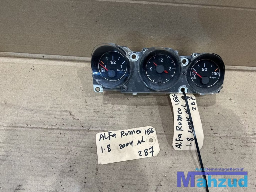ALFA ROMEO 156 TANK motortemperatuur klok Meter 1997-2005, Dpofca@stellantis.com, Stellantis Europe S.p.A., Utilisé, Alfa Romeo