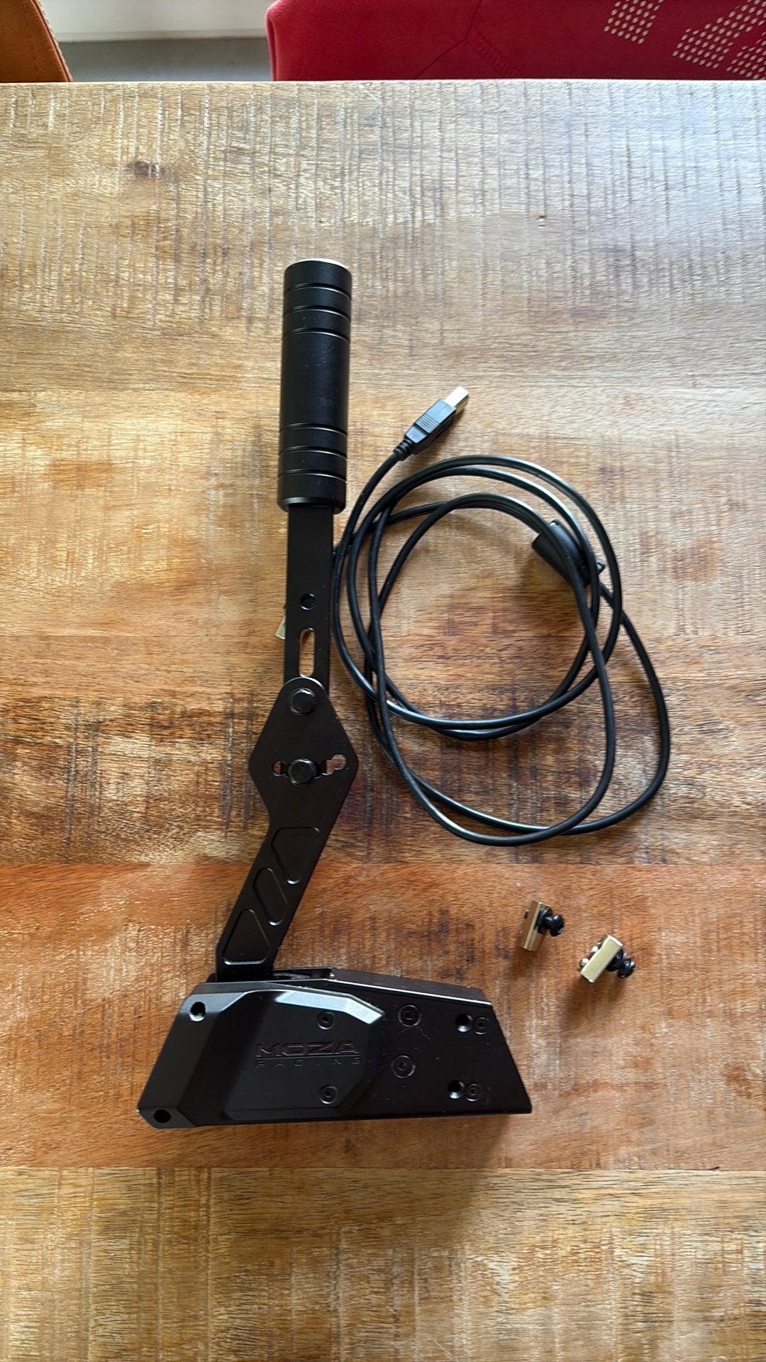 Moza handbrake, Ophalen, Gebruikt
