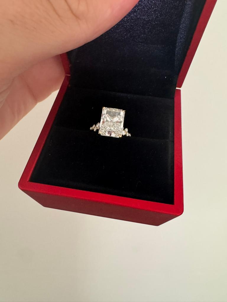 IGI Gecertificeerde Lab-Grown Diamant Ring E-VS1 – 14K Goud, Bijoux, Sacs & Beauté, Bagues, Enlèvement, Neuf, Or