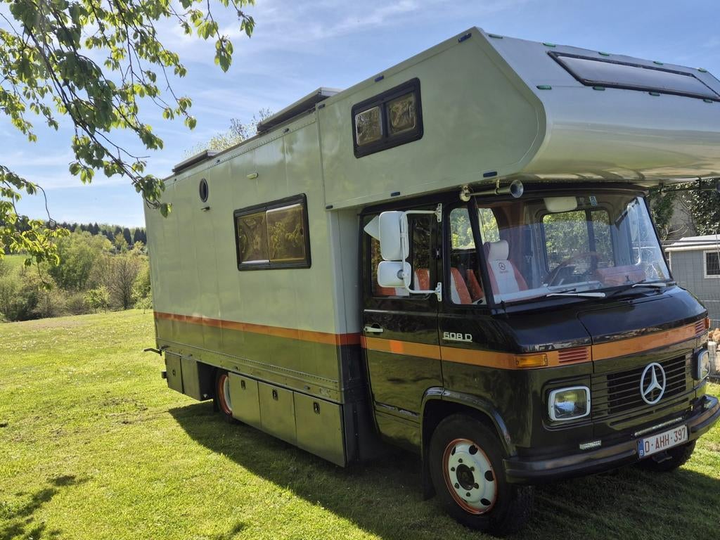 Mercedes 608 LD T2, Caravans en Kamperen, Mobilhomes, Mercedes-Benz, Buitenlamp, Particulier, 7 tot 8 meter
